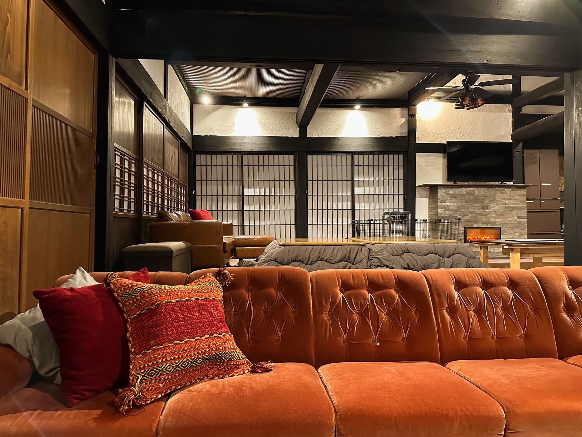 異国感のあるリビング